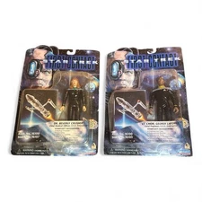 Playmates 1996 Star Trek First Contact Lt Cmdr Geordi LaForge Dr Beverly Crusher