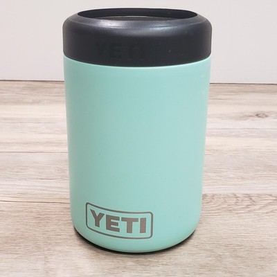 Yeti Insulated Can Cooler Tumbler 12oz Mint Green Twist Lid Stainless Steel