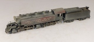 Westside Models Brass 2 6 6 0 Powered Steam Locomotive AB&C 1/87 HO Scale