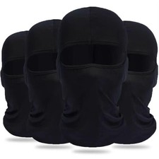 4 Pack Balaclava Ski Face Mask Cooling Neck Gaiter Full Head Cover Unisex Adults