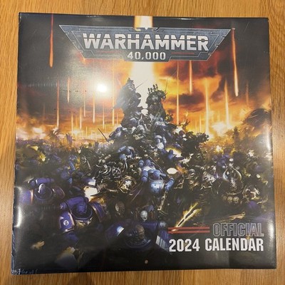 Games Workshop Warhammer 40k 2024 Kalender Neu in OVP Neu Wandbild WH40K 40.000. 