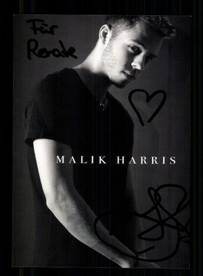 Malik Harris Autogrammkarte Original Signiert # BC 228136