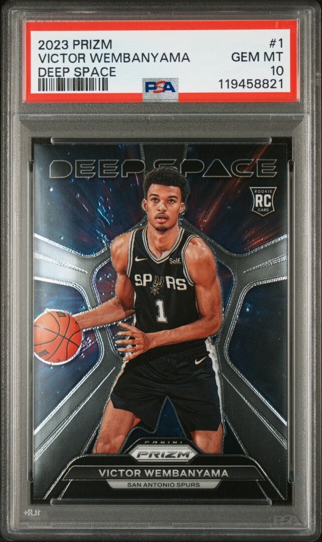 2023 Panini Prizm Deep Space Victor Wembanyama PSA 10 #1
