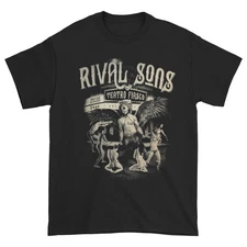 Men's Rival Sons The Teatro Fiasco Toure USA 2017 T-shirt XX-Large Black