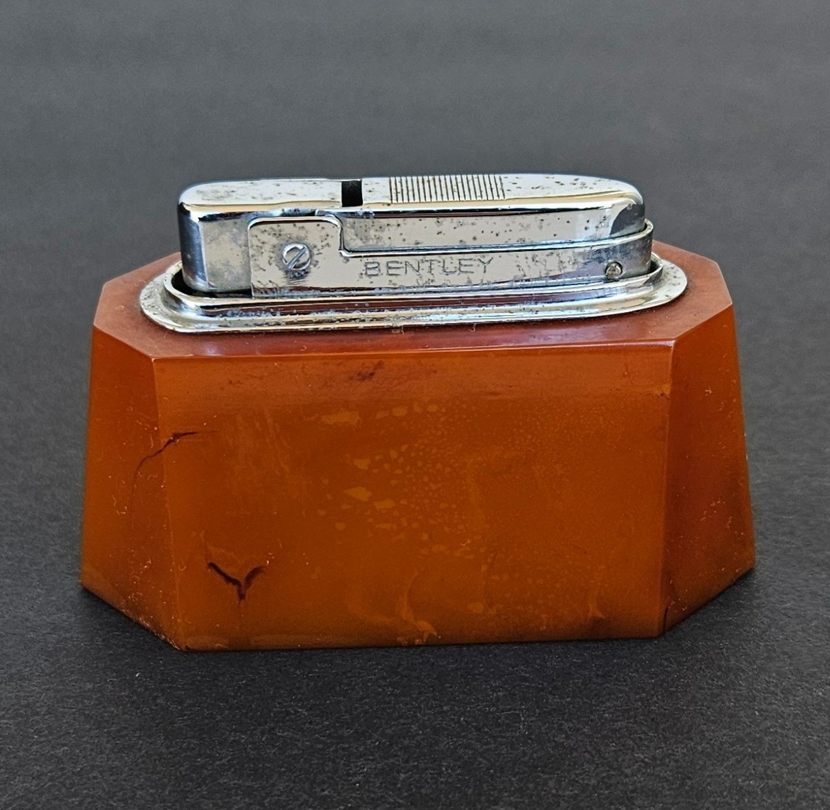 Vintage Art deco Catalin Butterscotch phenolic Bakelite Bentley