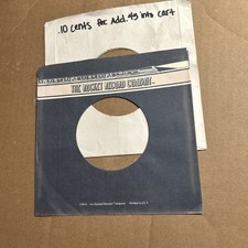 1 Company Sleeve Only The Rocket Record Company Black