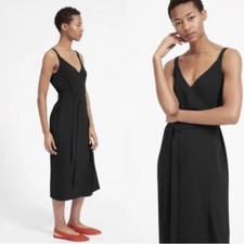 Everlane Japanese Go Weave Wrap Dress Size 12
