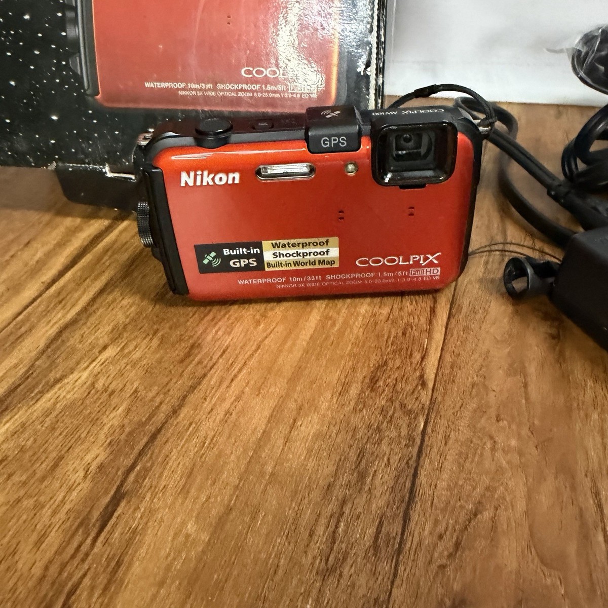 Nikon COOLPIX AW100 16.0MP Digital Camera - Orange for sale online