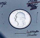 1932-S BRILLIANT UNCIRCULATED KEY DATE!  U.S. WASHINGTON QUARTER.