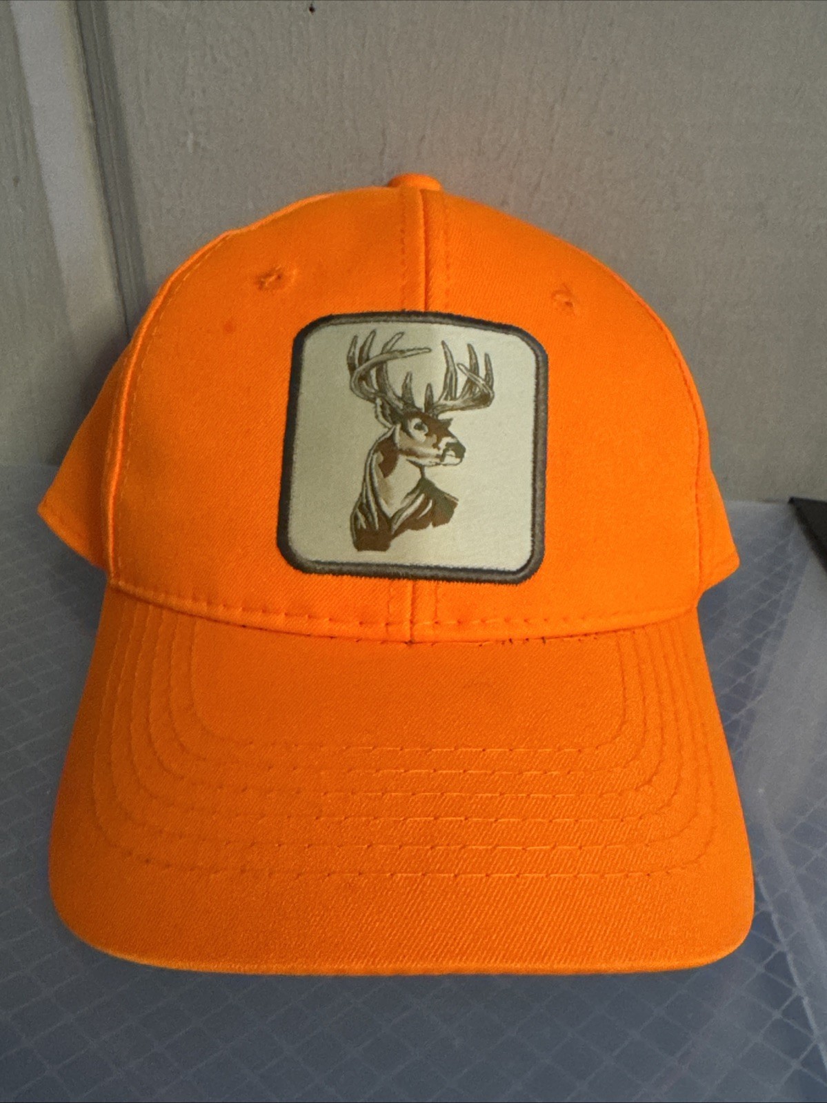 Cabela’s Hunter Orange SnapBack Adjustable Hat Ca… - image 1