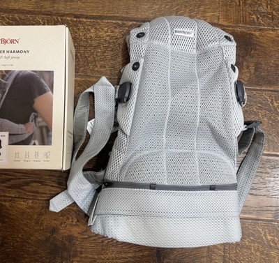 Babybjorn Harmony Babytrage - Airy Mesh - 0-3 Jahre - Silber