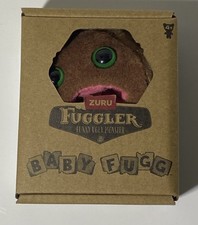 Fuggler Baby Fugg Mini Plush Series 4 New Funny Ugly Monster Hedge Grog Brown