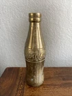 Vintage Brass Hollow Coca Cola Bottle Made In Indian 7" Tall Heavy