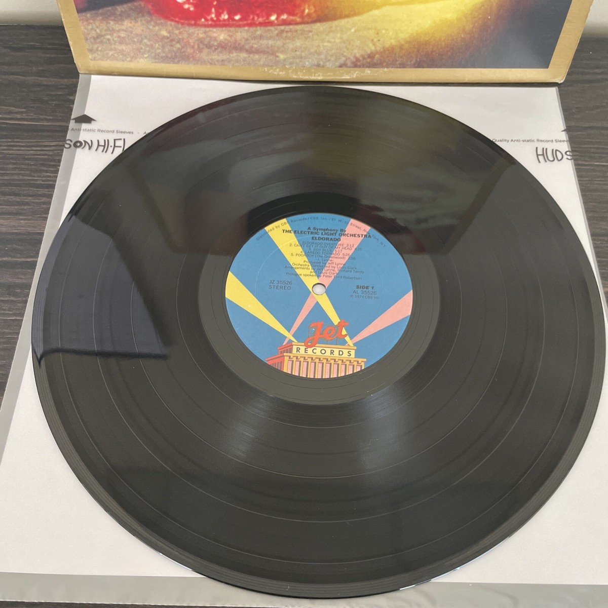 Electric Light Orchestra: Eldorado (A Symphony) Vinyl LP 1974 Jet