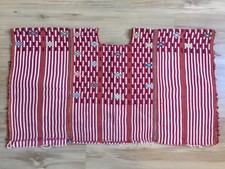 Vintage Guatemala Huipil In Stripe Pattern