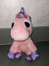 Russ Spirit Unicorn Plush Lil Peepers Pink Purple Sparkle Stuffed Valentine's