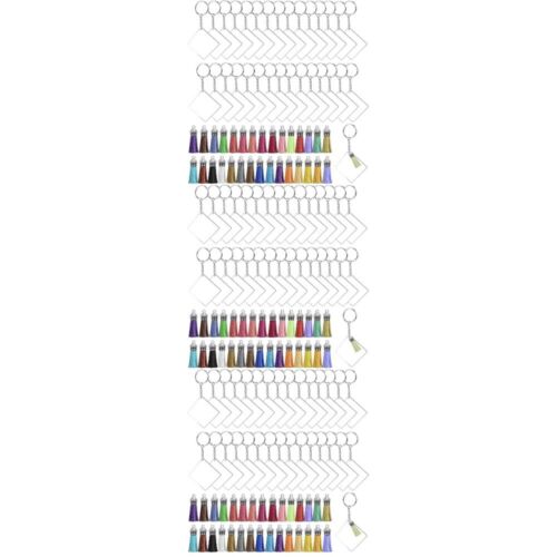 Sublimation Keychain Blanks DIY Tassel Keychain Kit Keychain Pendant Decor - Picture 5 of 12