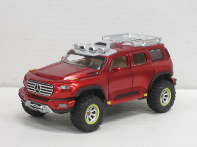 Mercedes-Benz G-Modell in mattrot Newao Toys ohne Box 1:28 Pullback