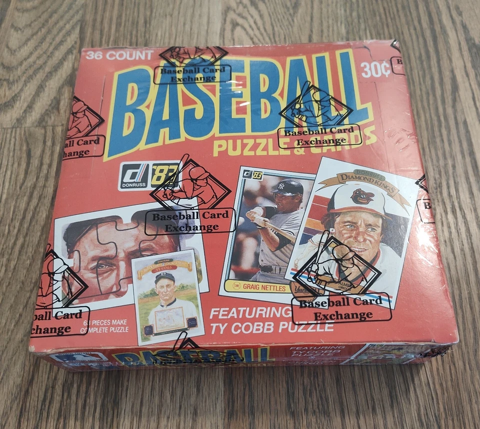 Восковая упаковка 1983 Donruss Baseball из Аутентифицированной Коробки (BBCE) - Изображение 3 из 4