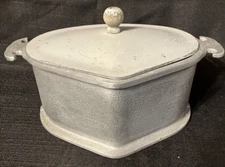 Vintage Guardian Service Roaster Pan Stockpot Lid Triangle Heart Shape Aluminum