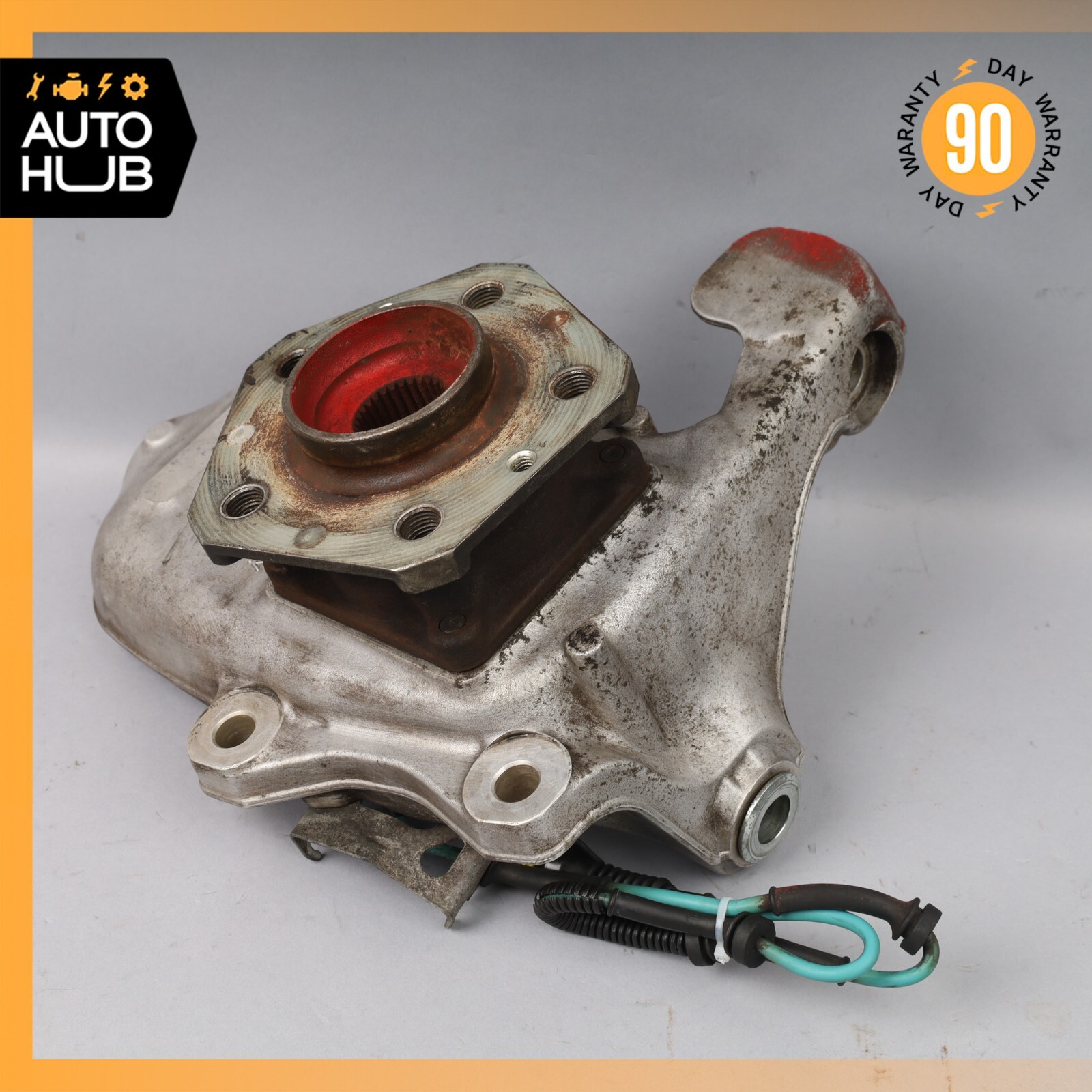 03-10 Maserati GranTurismo M145 Front Left Side Spindle Knuckle Hub OEM