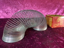 Vintage 1947 Red Coiled SLINKY James Industries Red Box Rare Collectors