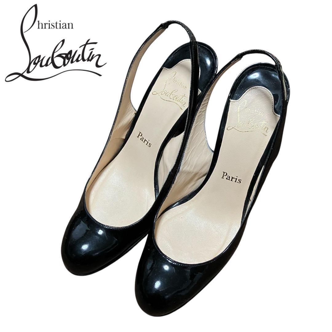 Christian Louboutin Genuine Leather Strap High Heel Pumps EU:39/US 