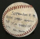 Derek Jeter Game Used Home Run Baseball 9/9/1998 2nd Off Tim Wakefield
