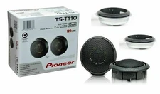PIONEER TST110 CAR PRO SURFACE FLUSH MOUNTING DOME TITANIUM 7/8" TWEETERS I 2PC