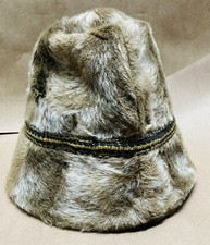 Vintage Fur Winter Hat USA Made Russian Ushanka Size Medium