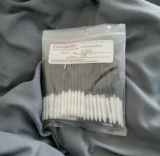 COVENTRY  51353 Diamond Wrapped Polyester Swab, Length 2.8", 100/Pkg