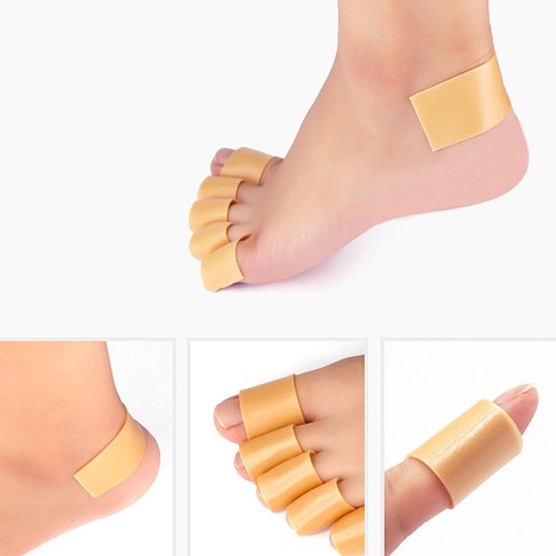 2 Pcs Heel Protectors Plantar Taping Stickers Shoes Cushion Invisible