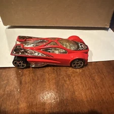 Hot Wheels Sling Shot Red Rare Wrap Flames 2001 Die Cast Loose Made In Malaysia