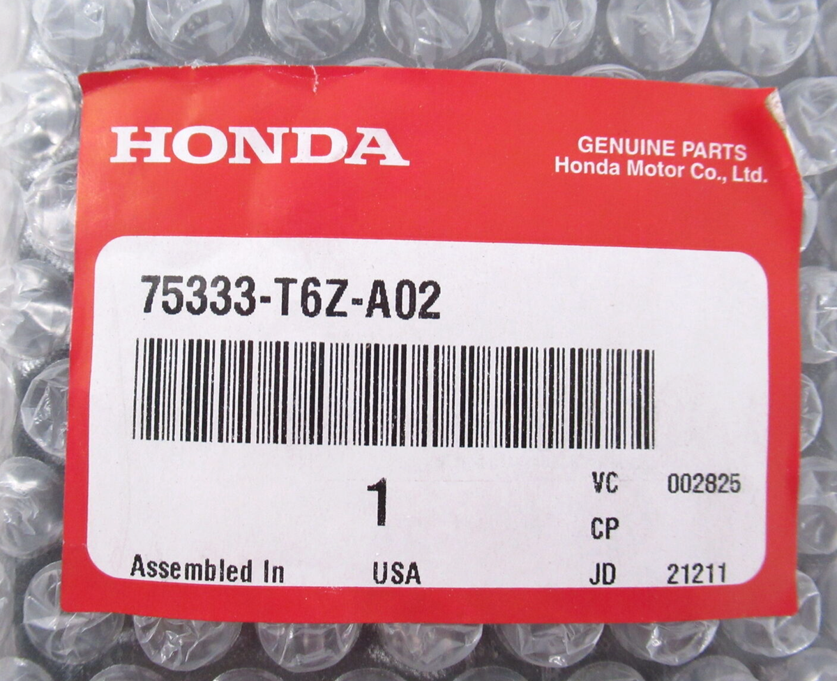 ボタン Genuine OEM Honda 75333-T6Z-A02 Driver Rear Lower Door Garnish