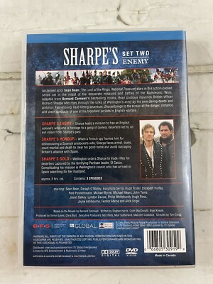 Sharpes: Set Two - Enemy (DVD, 2011, 3-Disc Set) FREE SHIPPING  