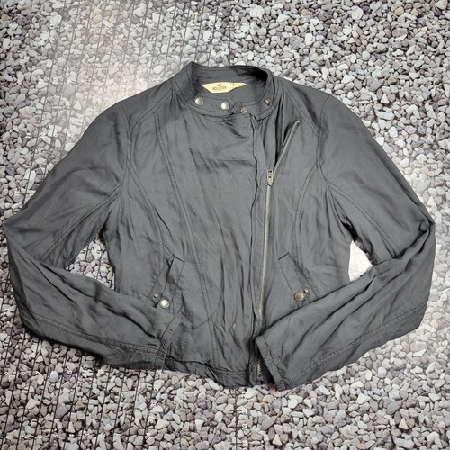 Hollister Jacket Womens S Small Gray 