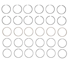 EngineTech Piston Ring Set for 1 Engine .50mm .020in Oversize .50mm .020in Overs