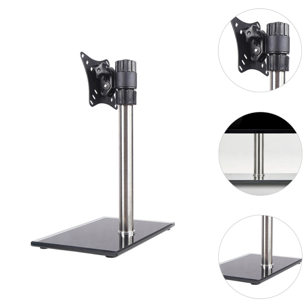 Vertical Laptop Monitor Stand with Desk Clamp for Space-Saving Setup