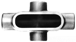 Crouse-Hinds X67-SA, RIGID CONDUIT OUTLET BODY, 2 NPT AL X FORM 7 CNDT OUTLET