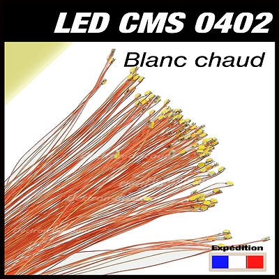 LED 0402 Blanc Froid, Avec Fil - Modélisme - Foto 14