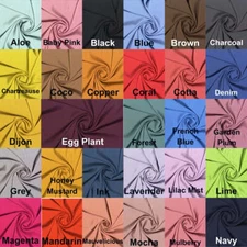 Air Flow Brooklyn Fabric Woven Soft Dress Sewing Craft Polyester Blouse