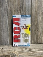 NEW SEALED Vintage RCA T-120H Standard Grade 6 Hour VHS Blank Video Tapes VCR