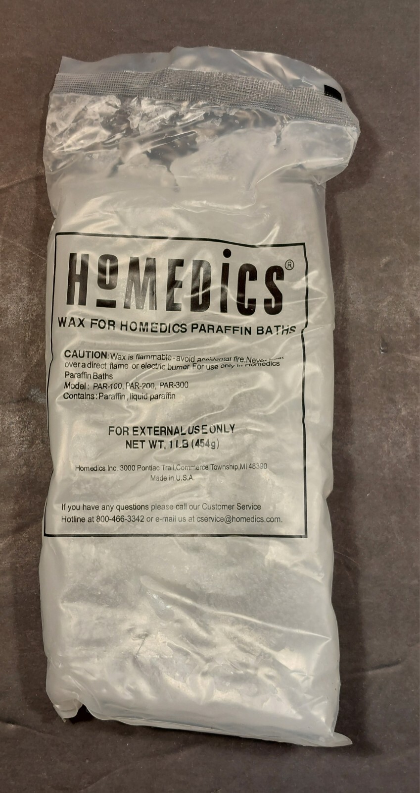 Homedics Wax for Paraffin Baths Refill 1 lb (New) eBay
