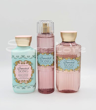 Bath  Body Works Sweetest Song Body Mist Body Wash  Body Lotion Gift Set of 3