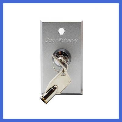 Aluminium Alloy Emergency Key Switch entrance guard with 2 pcs of metal keys