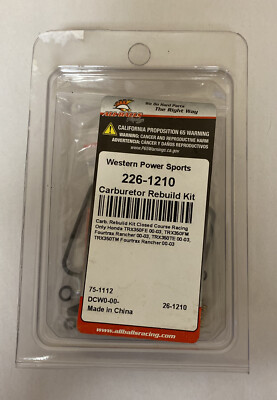 All Balls Western Power Sports Carb Rebuild Kit For Honda PN #226-1210 /#S207