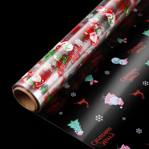 Transparent Cellophane Paper Xmas Gift Wrapping Cellophane Paper (3000x40cm) New - Picture 7 of 12