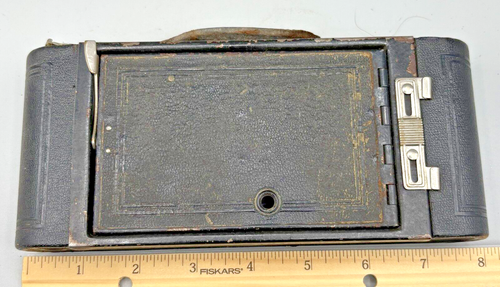 Eastman Kodak No. 2A Folding Cartridge Hawk-Eye Model B Vintage Camera - Picture 5 of 5