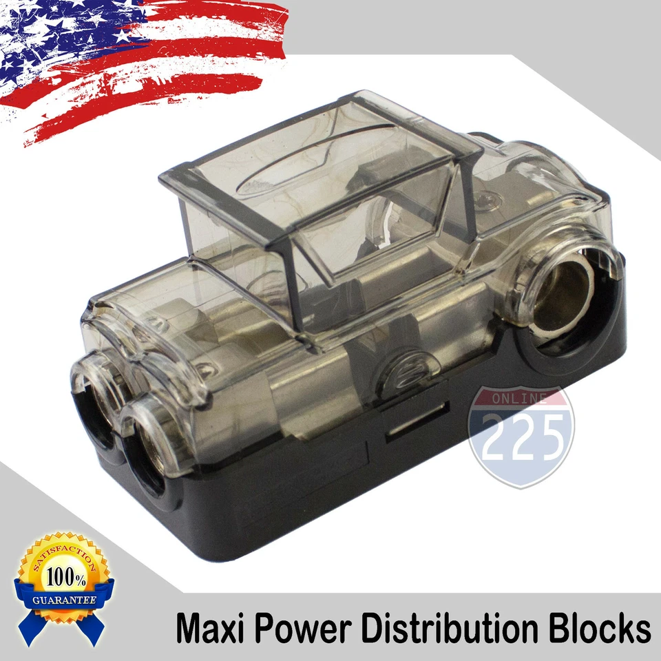 12 VOLT MAXIFUSE PLATINUM DISTRIBUTION BLOCK (3) 2/4 GA IN TWO 4/8 GAUGE AWG OUT - Image 2 of 2