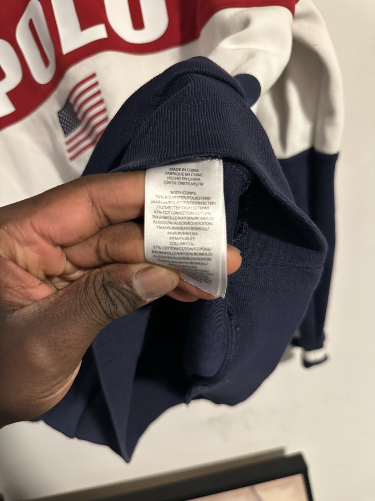 Polo Ralph Lauren 1967 Shield Crewneck Fleece Sweatshirt Sweater Men’s L thumbnail 5